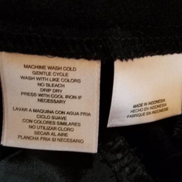 Classics!!  Anne Klein Black Trousers / Dress Pants Size 8   Designer!! - Picture 4 of 9